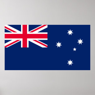 Flag of Australia Poster