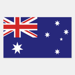 Flag of Australia Rectangular Sticker
