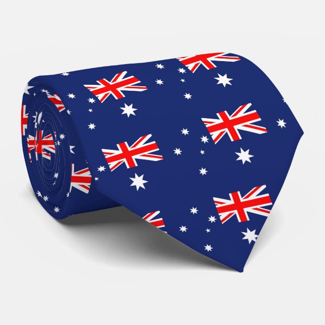 Flag of Australia Tie (Rolled)