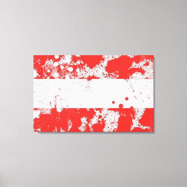 Flag of Austria Canvas Print (Front)