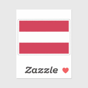 Flag of Austria custom-cut