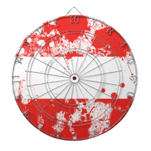 Flag of Austria Dartboard