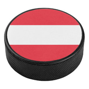 Flag of Austria Hockey Puck