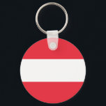Flag of Austria Key Ring<br><div class="desc">Flag of Austria</div>