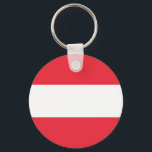 Flag of Austria Key Ring<br><div class="desc">Flag of Austria</div>