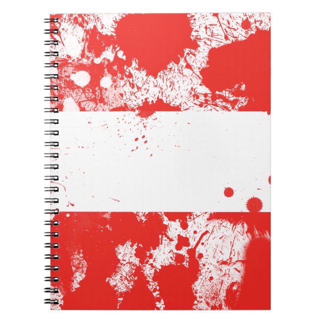 Flag of Austria Notebook (Front)