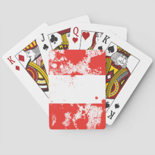 Flag of Austria Playing Cards