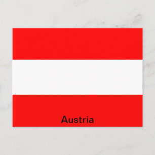 Flag of Austria Postcard