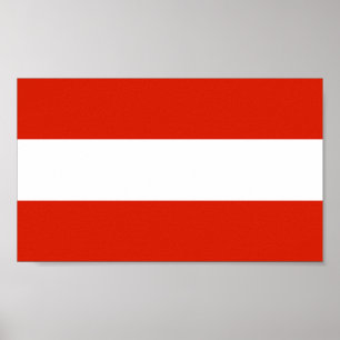 Flag of Austria Poster