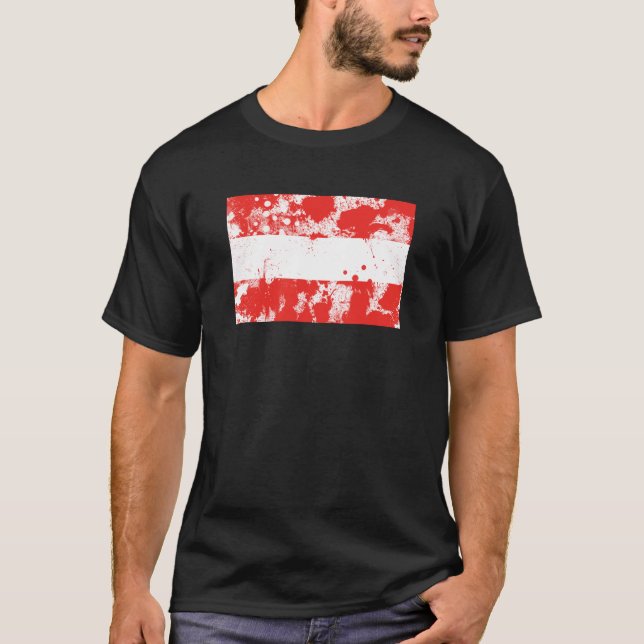 Flag of Austria T-Shirt (Front)