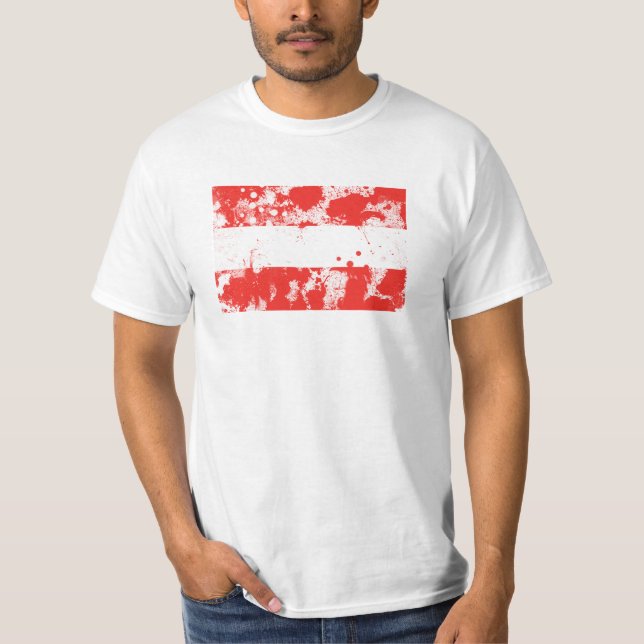 Flag of Austria T-Shirt (Front)