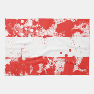 Flag of Austria Tea Towel