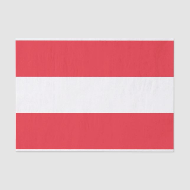 Flag of Austria Tissue Paper (Front)