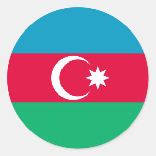 Flag of Azerbaijan Sticker