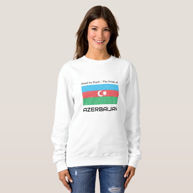 Flag of Azerbaijan Sweatshirt (Front Full)