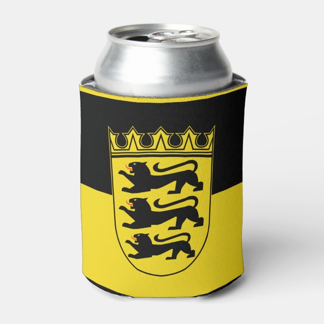 Flag of Baden-Württemberg Can Cooler (Can Front)
