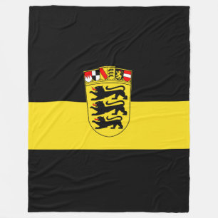 Flag of Baden-Württemberg Fleece Blanket