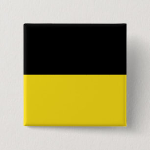 Flag of Baden Württemberg (German State) 15 Cm Square Badge
