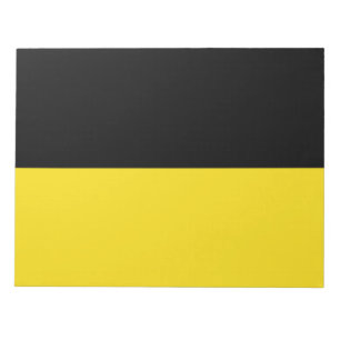 Flag of Baden Württemberg (German State) Notepad