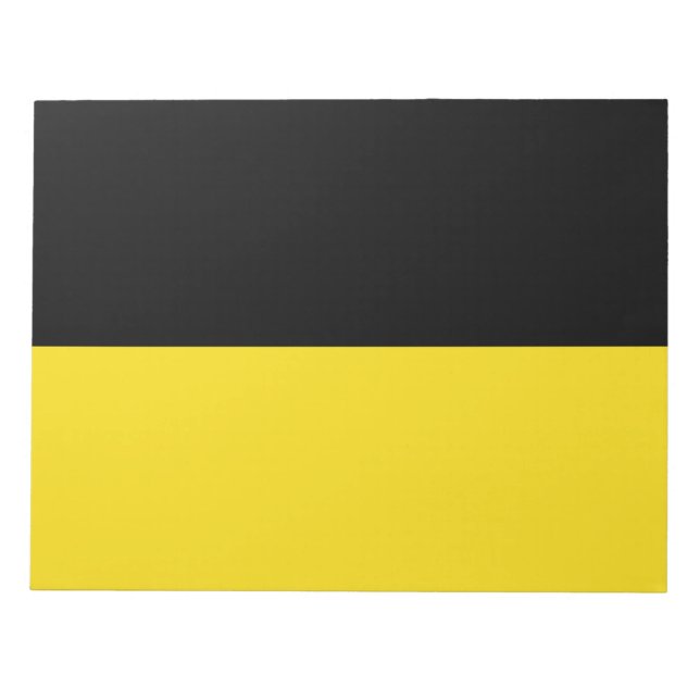 Flag of Baden Württemberg (German State) Notepad (Front)