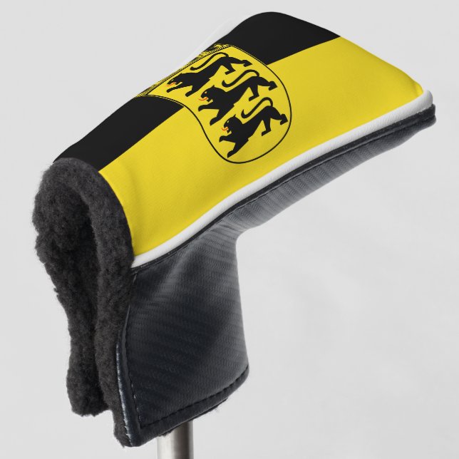 Flag of Baden-Württemberg Golf Head Cover (3/4 Front)