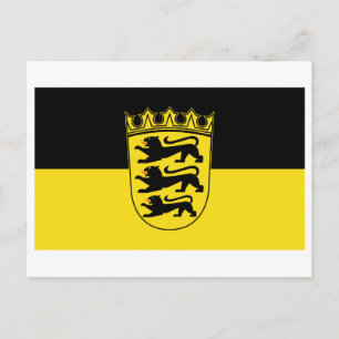 Flag of Baden-Württemberg Postcard