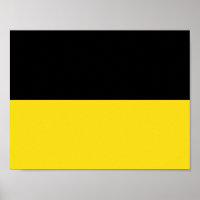 Flag of Baden-Württemberg Poster