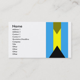 Flag of Bahamas Business Card