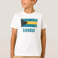 Flag of Bahamas "Grunge" look.