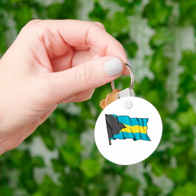 Flag Of Bahamas Key Ring (Creator Uploaded)