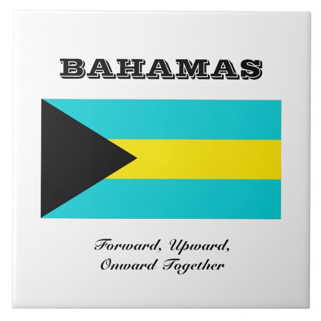 Flag of Bahamas Tile (Front)