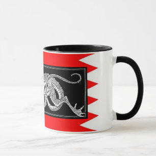 Flag of Bahrain with Dragon Mug