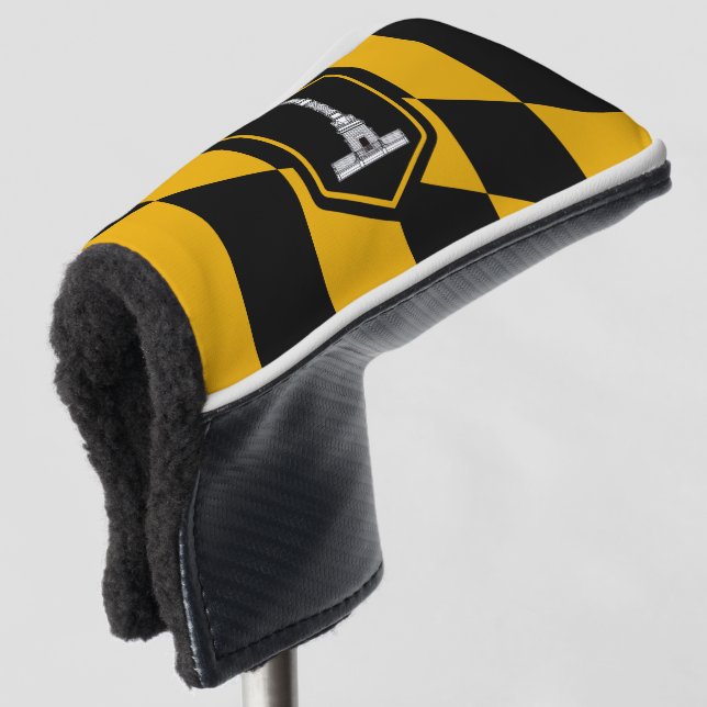 Flag of Baltimore, Maryland Golf Head Cover (3/4 Front)