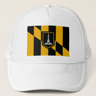 Flag of Baltimore, Maryland Trucker Hat