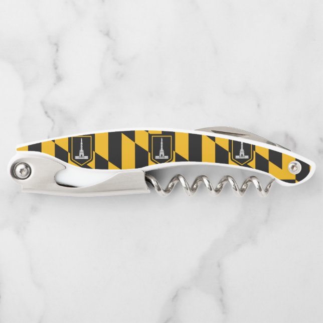 Flag of Baltimore, Maryland Waiter's Corkscrew (Front)