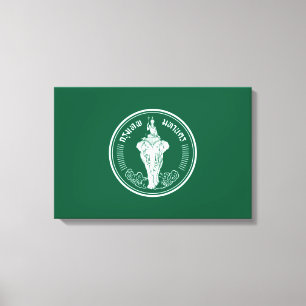 Flag of Bangkok (Thai Capital City) Canvas Print
