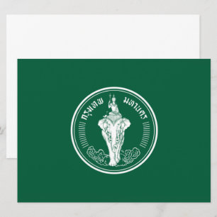Flag of Bangkok (Thai Capital City) Card