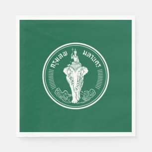 Flag of Bangkok (Thai Capital City) Napkin