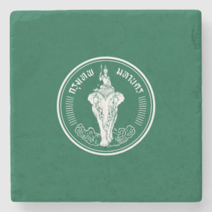 Flag of Bangkok (Thai Capital City) Stone Coaster