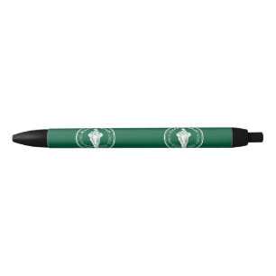 Flag of Bangkok, Thailand Black Ink Pen