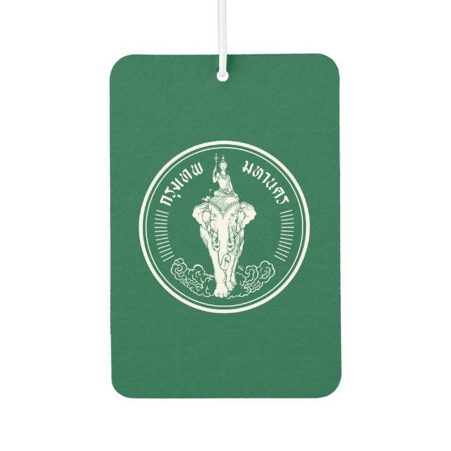 Flag of Bangkok, Thailand Car Air Freshener (Front)