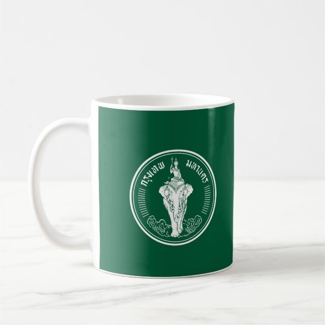 Flag of Bangkok, Thailand Coffee Mug (Left)
