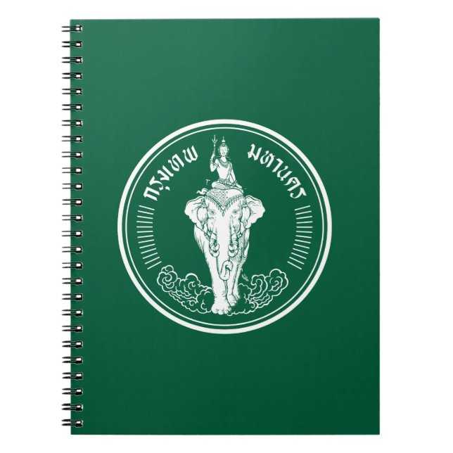 Flag of Bangkok, Thailand Notebook (Front)