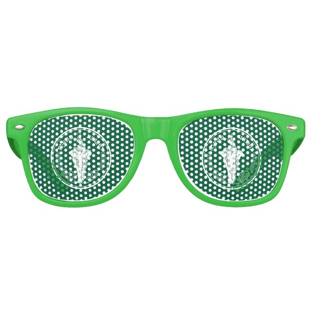 Flag of Bangkok, Thailand Retro Sunglasses (Front)