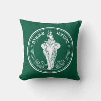 Flag of Bangkok, Thailand Throw Pillow