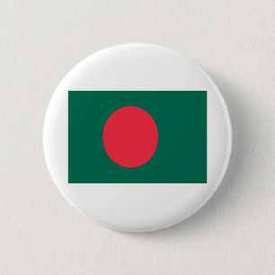 Flag of Bangladesh 6 Cm Round Badge