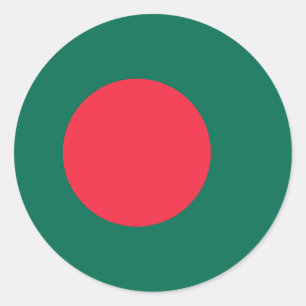 Flag of Bangladesh Classic Round Sticker