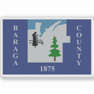 Flag of Baraga County, Michigan