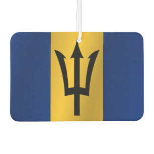 Flag of Barbados Car Air Freshener