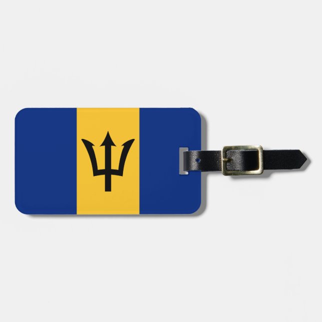 Flag of Barbados Luggage Tag (Front Horizontal)